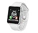 Smart Watch for Android,HongTu Waterproof Sport Smart Watches Touch Screen with Camera Pedometer SIM TF Card Slot with Compatible iOS iPhone X 7 6 6S Plus Android Samsung for Women Man (White-x1)