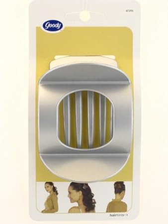 Amazon Com Goody Large Updo Claw Hair Clip Silver Beauty
