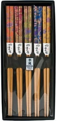 5 pairs Japanese chopsticks gift sets flower in print