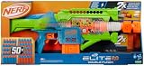 Nerf Elite 2.0 Double Punch Motorised Dart Blaster 50 Darts Two Clips view 3