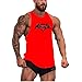 TECOFFER MEN'S GYM MUSCLE SLEEVELESS SHIRT TANK TOP M,L,XL,XXL SIZES