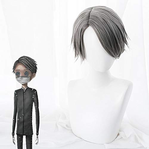 Game Identity V Cosplay Wig Embalmer Aesop Carl Cosplay Wig Heat Resistant Synthetic Wig Halloween P