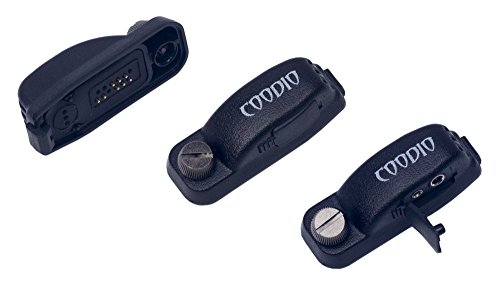 Coodio Motorola 2 Pin Audio Earpiece Adapter For Motorola P25 and Motorola DMR MOTOTRBO Radio XPR6000 APX6000