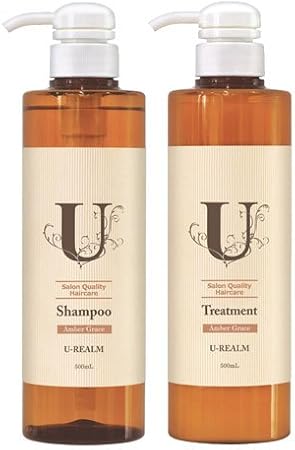 Amazon U Realm ユーレルム サロンクオリティーヘアケア シャンプー トリートメント セット アンバーグレイス U Realm シャンプー 通販