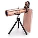 MOCALACA Metal Material Mobilephone 20X Zoom Camera Lens, Telephoto Lens with Flexible Tripod + Universal Clip for iPhone X/8/7/7 Plus/6s/6/5, Samsung Galaxy/Note, Android and Most Smartphones