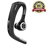 [New] Bluetooth Headset, 4.1 Wireless Bluetooth Earpiece Handy Car Earphone with Mute Switch Hands Free Headphones with Microphone In Ear Earbuds for Office/Sport/Drive for iPhone Android by Samnyte