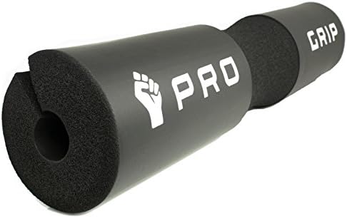 Barbell Squat Pad - Pro Grip - Exercise Barbell Pad For Squats Hip Thrusters &amp; Lunges - New Ergonomic Foam Squat Sponge Padding Design Supports Neck &amp; Shoulder Comfort - Suits 1 &amp; 2 Inch Olympic Bar