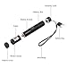 Apical Life Green Light Pointer, High Powerful Beam with Adjustable Focus for Camping Hunting Hiking Outdoor Activity