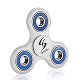Fidget Spinner Ultra Fast Hand Spinner Fidget Toy Tri-Spinner Fidget for Adults and Kids(White And Blue)