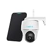 Security Camera Wireless Outdoor, Solar Powered WiFi System, Pan Tilt, 2K Night Vision, 2-Way Talk, Works with Alexa…
