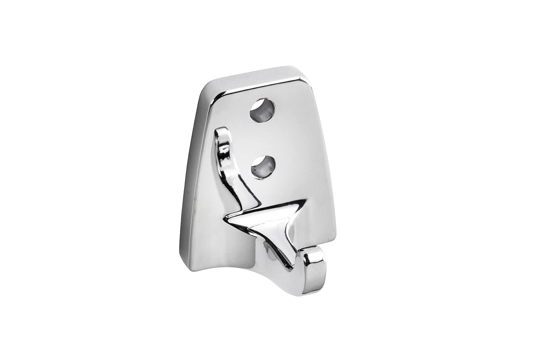 Croydex Sutton Wall Mounted Robe Hook with Zinc Alloy Construction, Chrome