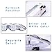 MinYn Train Model Toy Die-cast High Speed Train Metal Subway Railway Model Toy Magnetic Pullback Passenger Train Set Gift Kids & Toddlers (Bullet Train)