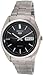 Seiko 5 Black Stainless Steel Automatic Mens Watch SE-SNX115