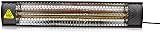 Gtech HeatWave Patio Heater 2kW Wall Mounted Weatherproof 6m Radius view 2