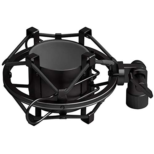 Boseen Universal Microphone Shock Mount, Mic Clip Holder Mount for