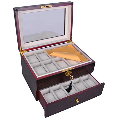 mens wooden watch case