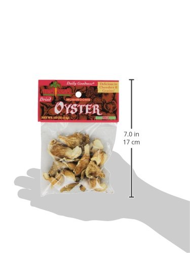 Melissa's Dried Oyster Mushrooms 0.5-Ounce Bags (Pack of 12), Dried Wild Mushrooms, Rehydrate and Cook as Fresh or Grind for Crusting Fish or Veal, Great for Cooking and Making Stocks