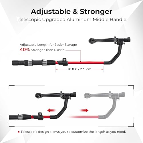Piscifun Speed X Fishing Line Winder with Unwinding Function, Compatible with Spincast and Baitcaster, Black, Red, Silver and Blue
