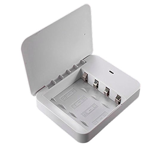 TOOGOO Portable USB Power Bank Charger Battery External Packing Box Battery Battery Charger Emergency Charger Charger 4X AA For Iphone 6 6plus Smartphones, Tablets, MP3 Player and more white