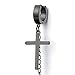 1pcs Steel Black Huggie Hinged Hoop Earrings Ear Cuff Ear Clip with Dangling Crosses for Men Women