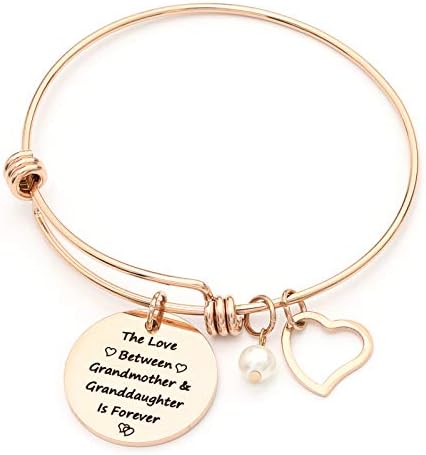Charm Bracelet Adjustable Bangle Gift For Women Girl Sister Mother Friends