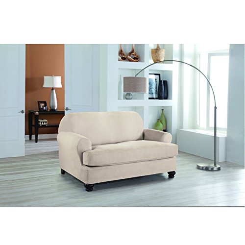 Perfect Fit Stretch Fit Slipcover for Loveseat T-Cushion