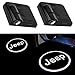 2Pcs for Jeep Car Door Lights Logo, Car Door Led Projector Lights Shadow Ghost Light, Wireless Car Door Welcome Courtesy Lights Logo for Jeep All Models