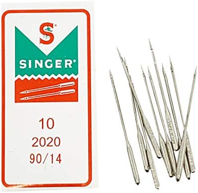 Needle Singer Sewing Machine Needle Type 2020 Size 14/90-10 Needles per Pack