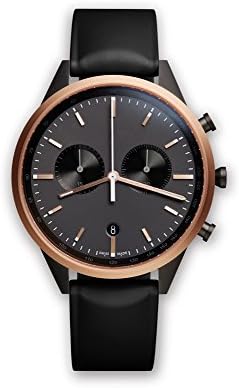 UNIFORM WARES C41 Swiss Quartz Stainless Steel and Black Rubber Watch