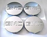 Accarparts Chrome Wheel Center Hub Caps for GMC Denali Sierra Yukon 83MM 3.25 inch(Sliver)