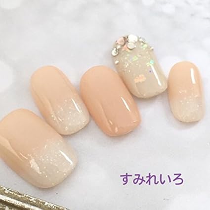 Amazon ネイルチップ ５サイズから選べます 1332ベージュピンク