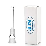 Jianuo 14mm Female by 14 Male Stem Clear Scientic Glass Tube Adapter (3inch)
