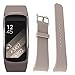 For Samsung Gear Fit 2 SM-R360, Ikevan ® Fashion Luxury Silicone Watch Replacement Band Strap For Samsung Gear Fit 2 SM-R360 (Khaki)