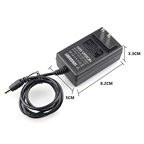 image for HISVISION Security Camera Power Supply Adapter 12V 2.5A 100V-240V AC t