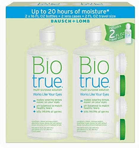 Bio True Bauschlomb Biotrue Multipurpose Solution Contact Lenss Eye Drops 34 Ounce