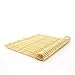BambooMN Deluxe Sushi Mat Kit 1x Green, 1x Natural Rolling Mat, 1x Rice Paddle, 1x Spreader, 1x Compartment Sauce Dish | 100% Bamboo Mat and Utensils