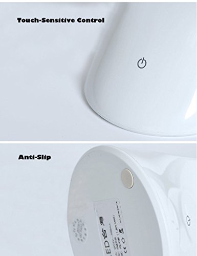 Desk Lamp Eye-care Table lamp 3-level Dimmer Touch-Sensitive Control Built-in Rechargeable 2000mA Lithium Battery Foldable 180 Angles Ajustable Portable
