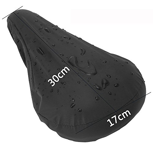 Foneso Gel Bike Seat Cover Bike Saddle Cushion Extra Soft Gel Bicycle Seat with Waterproof Cover - Thumbnail 7