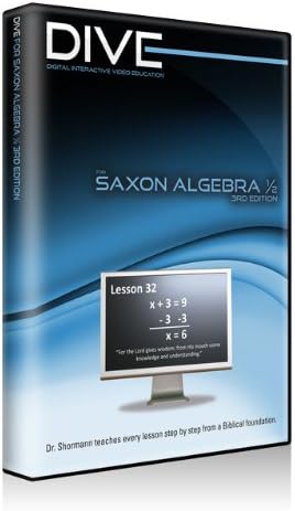 Dive Cd-ROM for Saxon Algebra 1/2 3rd Edition