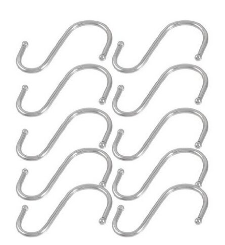 10 Pcs Metal S Shaped Kitchen Spoon Pan Pot Hanging Hooks Hangers
