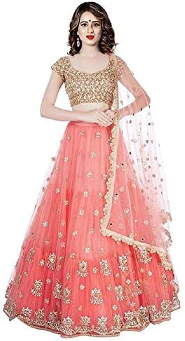 Rudra zone Satin Lehenga Choli