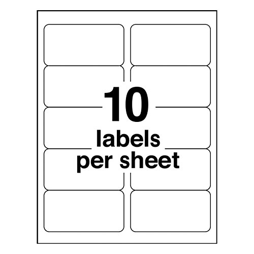 Avery Shipping Labels for Laser Printers, TrueBlock Technology, 2 x 4 Inches, Box of 1,150 (44163)