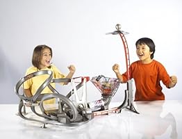 hot wheels speed racer sky jump track set