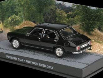 Ex Mag Peugeot 504 Diecast Model Car from James Bond for Your Eyes Only