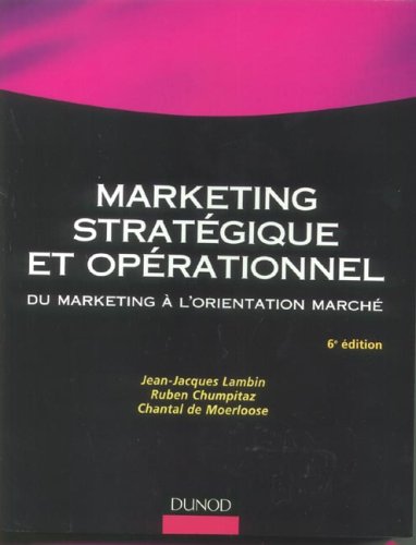 Marketing stratégique et opérationnel