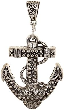 Refuse to Sink Anchor Pendant in Silver Alloy for Women/Men/Girls