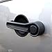 ICARS 5 Pcs Matte Black Dish Shaped Door Handle Recess Guard Inserts Accessories for 2007-2018 Jeep Wrangler JK JKU 4 Door