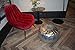 ROTOT Unstuffed Decorative Pouf, Ottoman, Bean Bag Chair, Foot Stool, Foot Rest, Storage Solution or Wedding (Empty & New) (Silver)