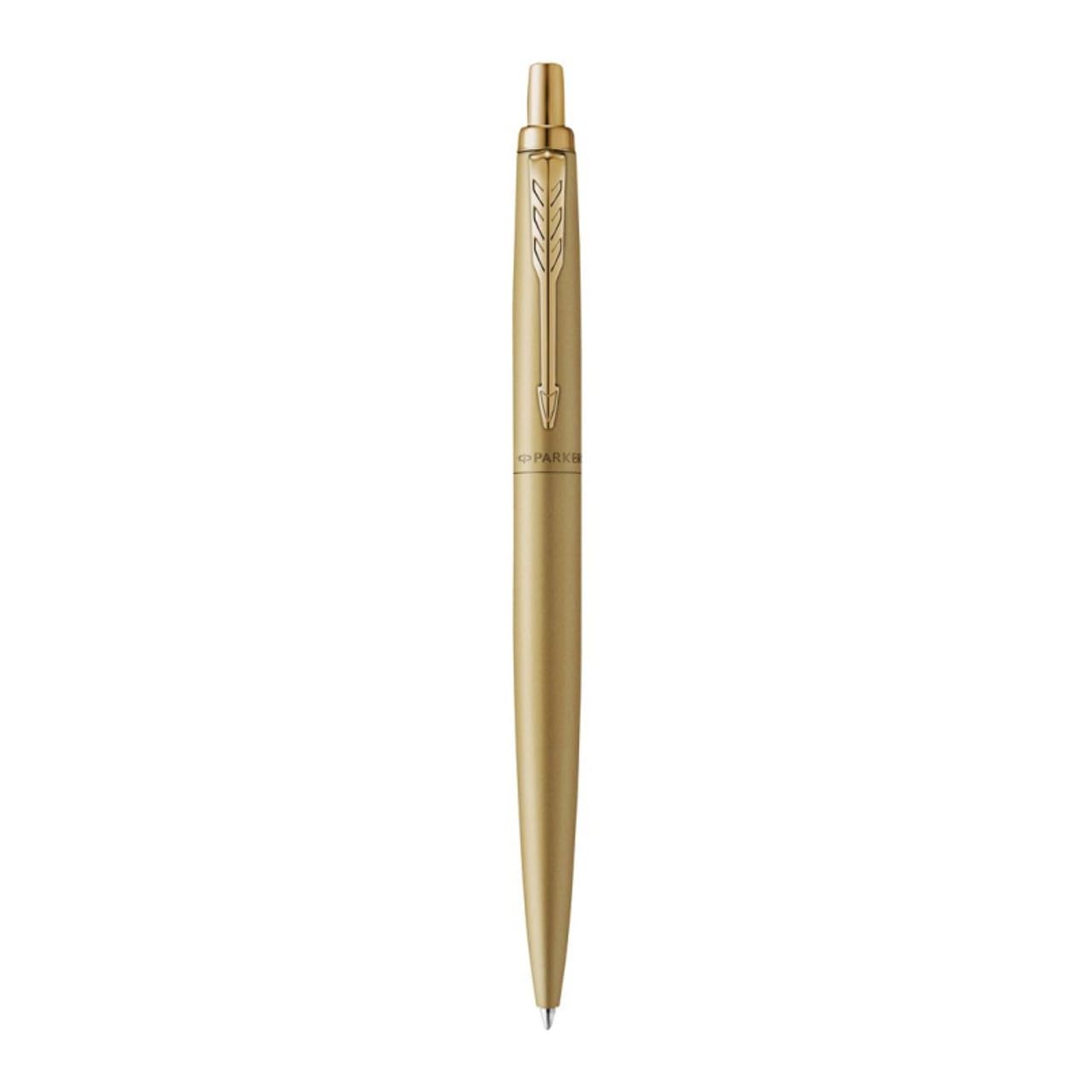 PARKER 2122758 Ballpoint Pen, Jotter XL Monochrome Premium, Yellow Gold, M Blue Blister