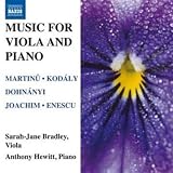 MUSIC FOR VIOLA AND PIANO                          image